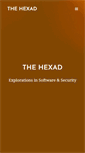 Mobile Screenshot of hexad.org